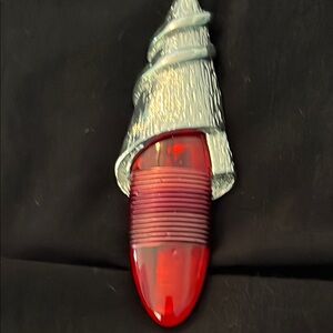 Elegant Red Pendant Necklace 18”